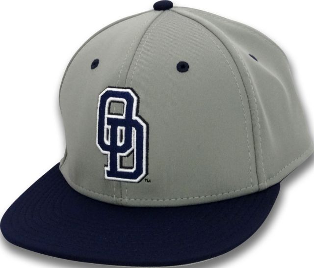 Old Dominion University Baseball Cap - ODU Monarchs Embroidered Adjustable Grey Hat (Style A)