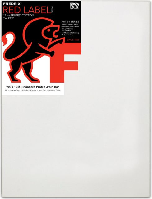 Stretched Canvas Standard Profile 9X12