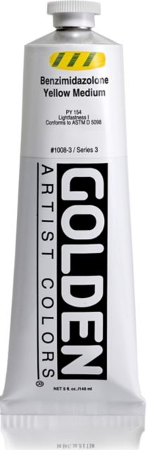 Hb Acrylic Benzimidazolone Yellow Medium 5OZ