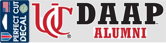 University of Cincinnati Alumni 3'' x 10'' Perfect Cut Decal