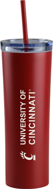University of Cincinnati 16 oz. Tumbler with Straw