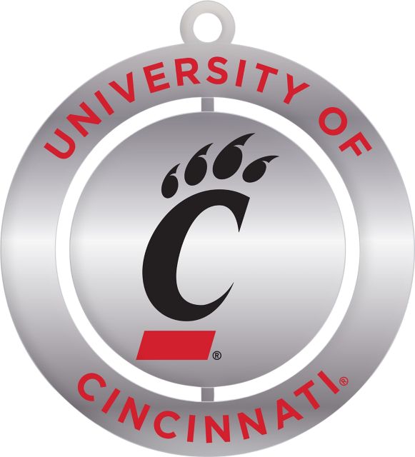 University of Cincinnati Spinner Key Tag