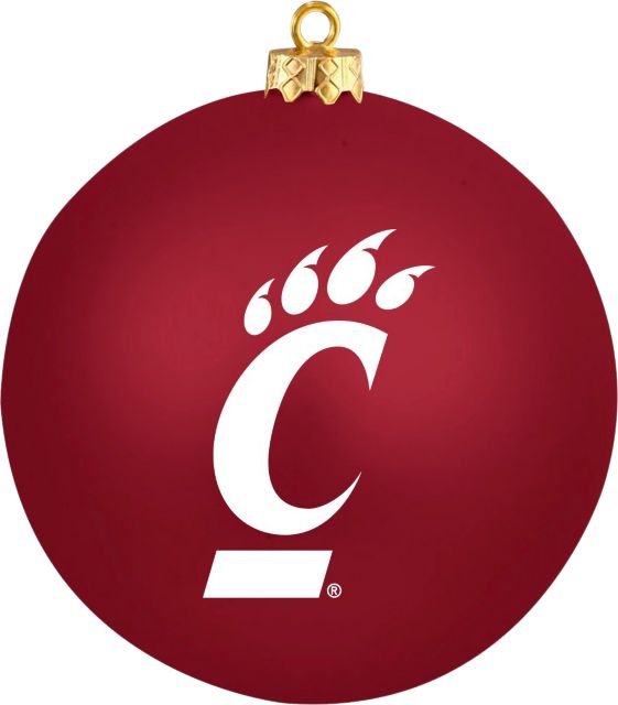 University of Cincinnati Shatterproof Round Ornament
