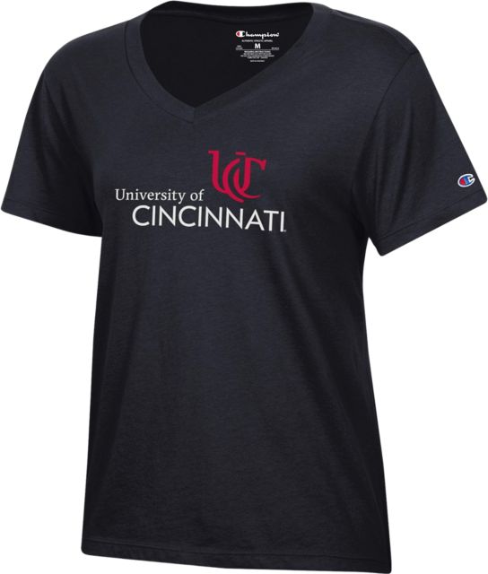University of Cincinnati Women's V-Neck Short Sleeve T-Shirt
