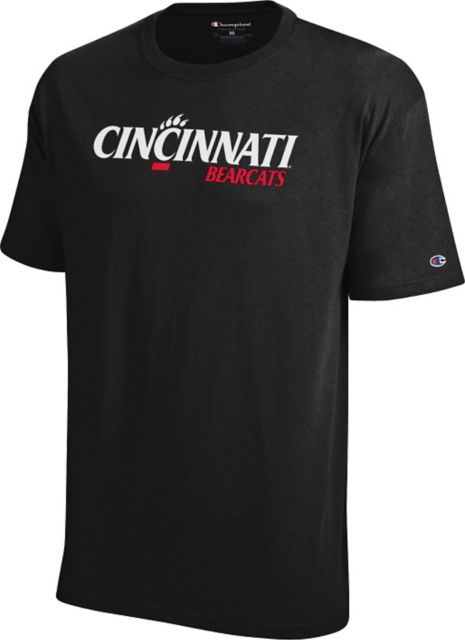 University of Cincinnati Short Sleeve T-Shirt | Champion | Black | Large