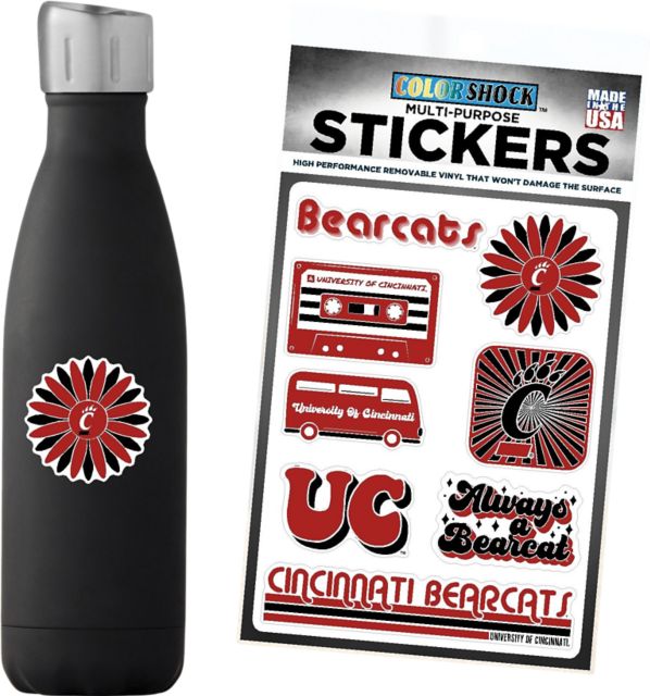 University of Cincinnati 7.5'' x 7.5'' Sticker Sheet