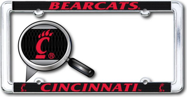 University of Cincinnati Bearcats Thin Rim Licence Plate Frame
