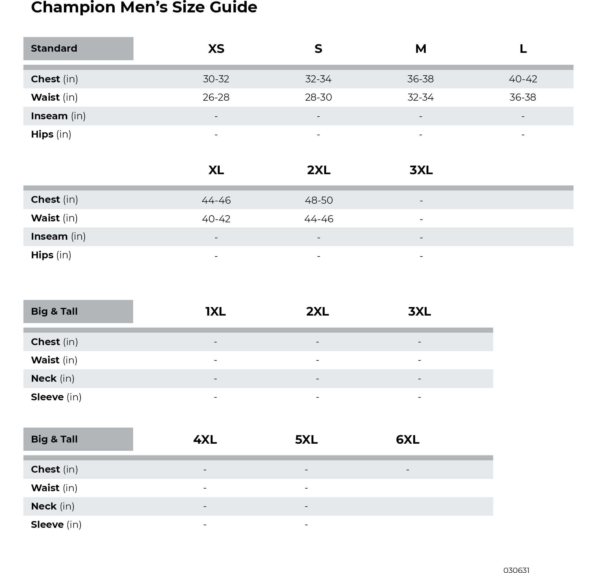 Size Guide Image