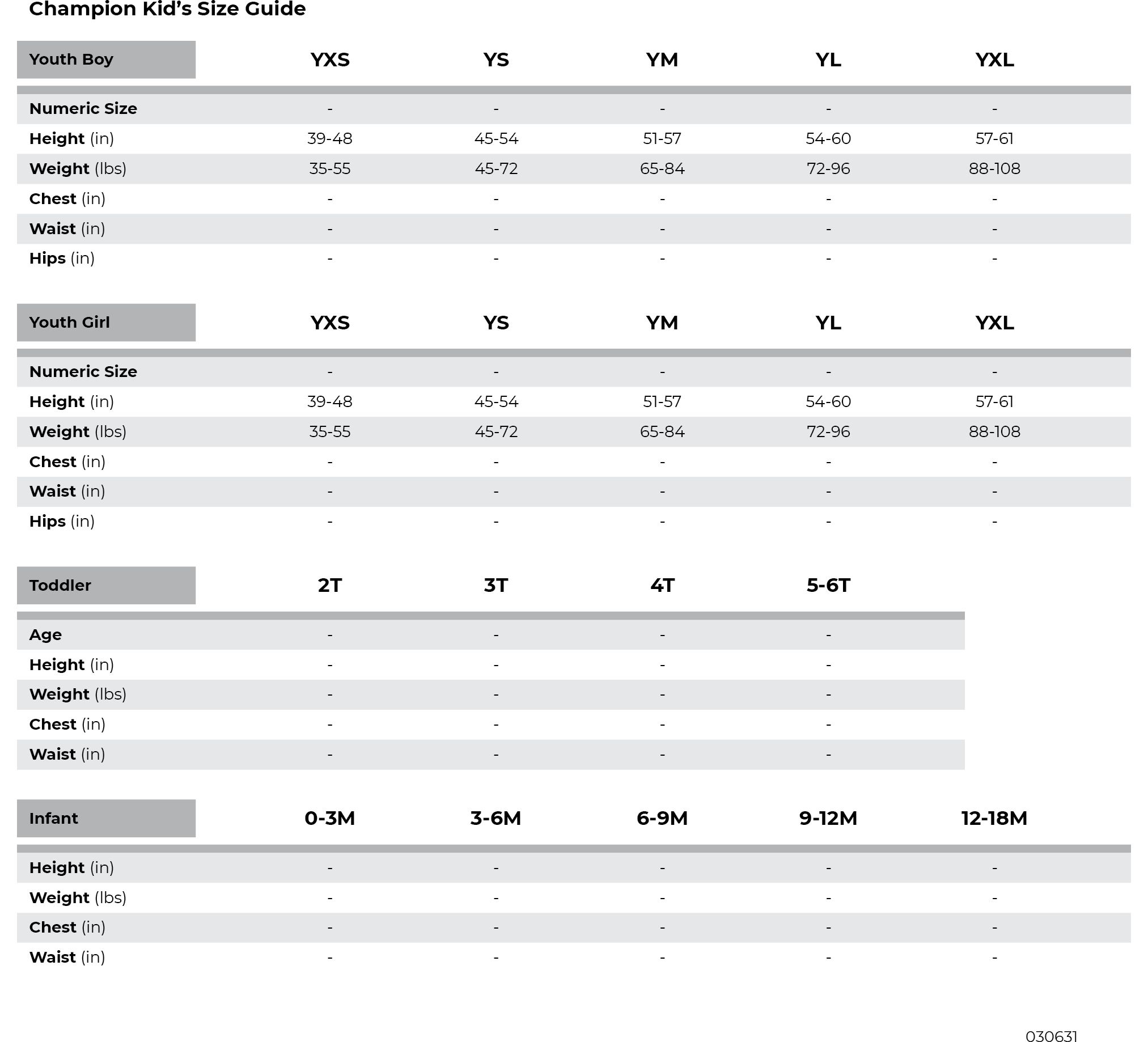 Size Guide Image