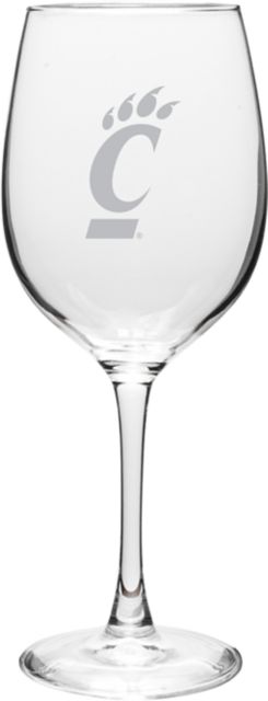 University of Cincinnati 16 oz. Wine Glass