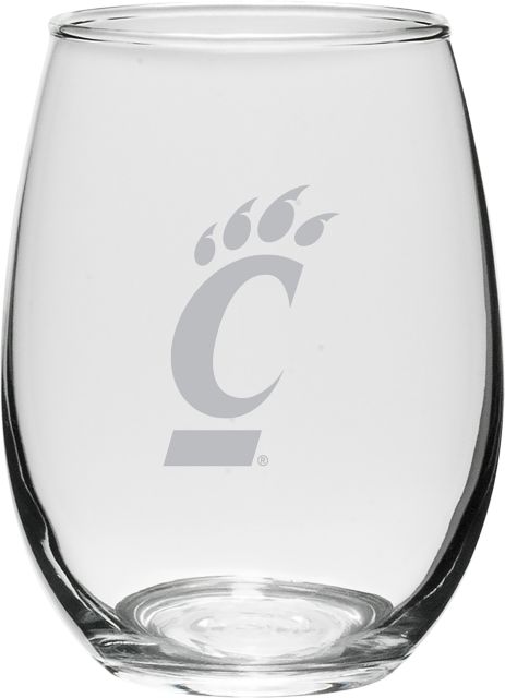 University of Cincinnati 21 oz. Wine Glass