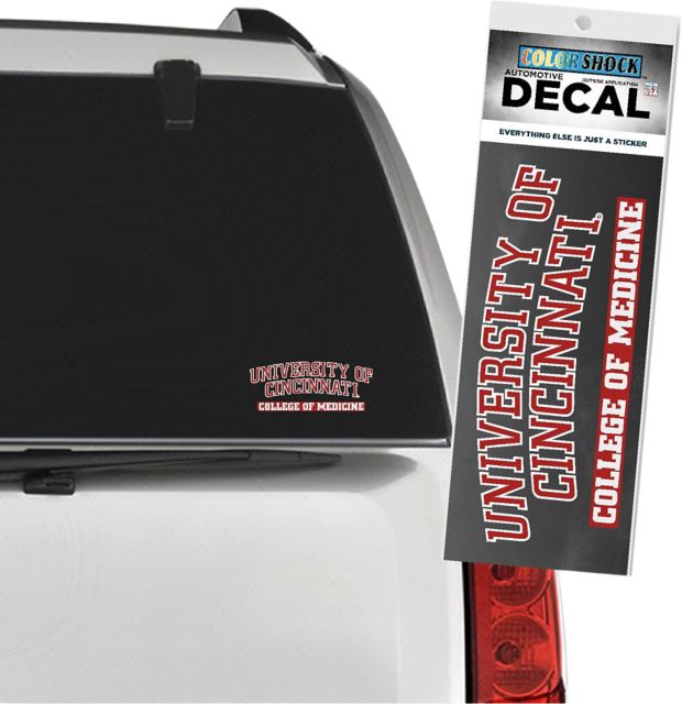 University of Cincinnati School of Medicine Decal