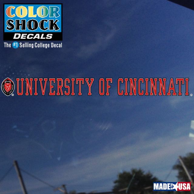 University of Cincinnati Strip Decal