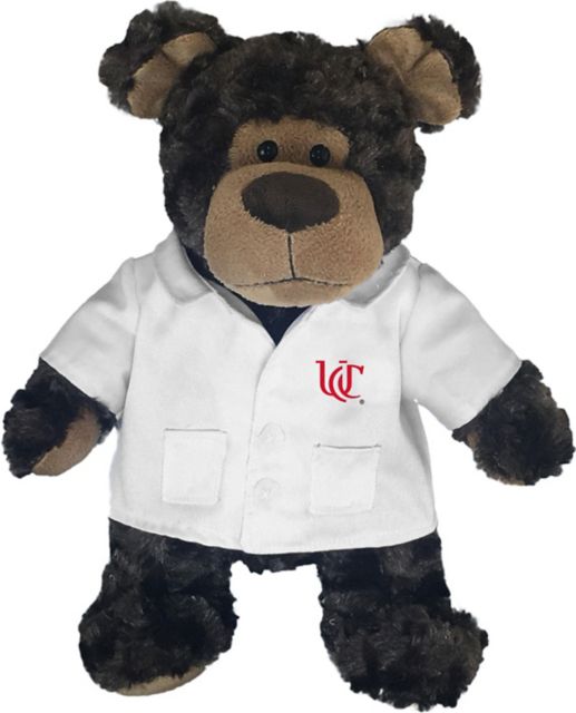 University of Cincinnati 11'' Plush Bear with Lab Coat