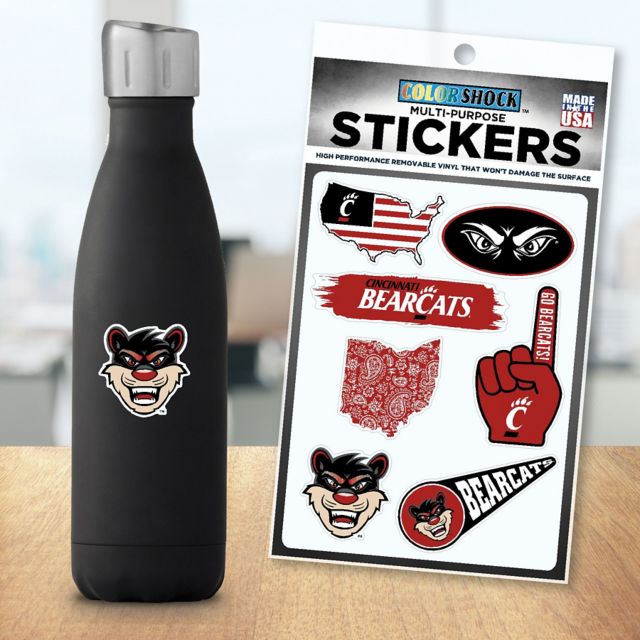 University of Cincinnati 7.5'' x 7.5'' Sticker Sheet