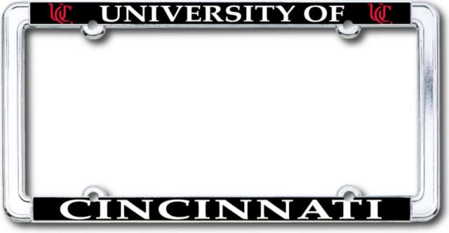 University of Cincinnati Thin Dome License Plate Frame