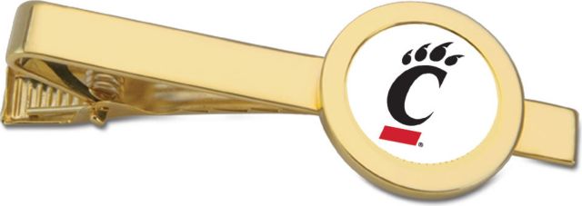 CSI Gold Tie Bar With Colored Medallian - ONLINE ONLY