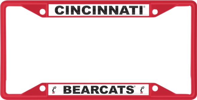 University of Cincinnati Bearcats License Plate Frame
