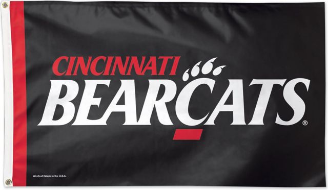 University Of Cincinnati 3'X5' Deluxe Flag  - ONLINE ONLY
