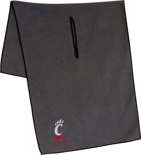 University Of Cincinnati 19''X41'' Grey Microfiber Towel - ONLINE ONLY