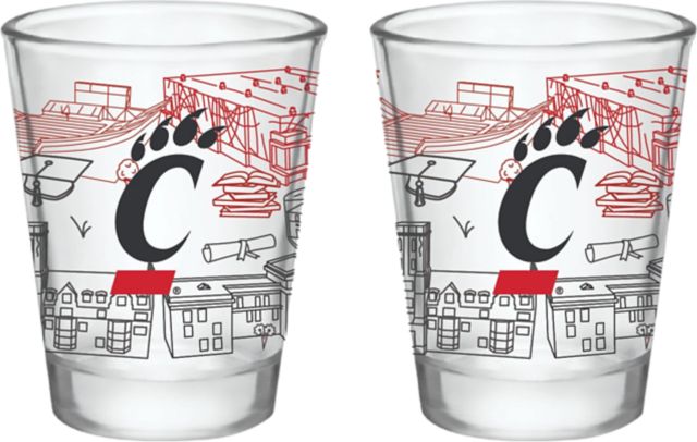 University of Cincinnati 2 oz. Collector's Glass