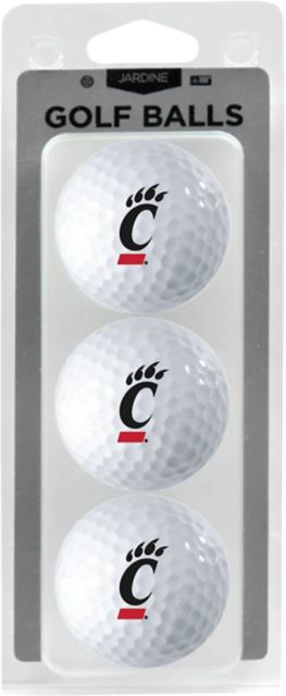 University of Cincinnati 3 Pack Golf Balls