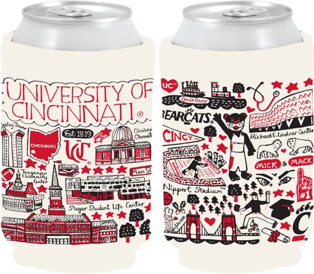 University of Cincinnati Julia Gash Can Coozie
