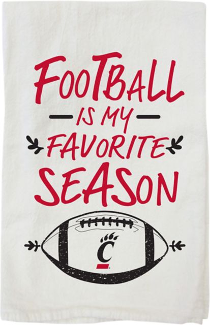 University of Cincinnati Football Tea Towel