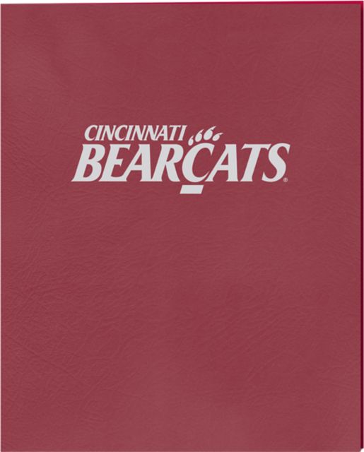 University of Cincinnati 2 Pocket Leatherette Folder