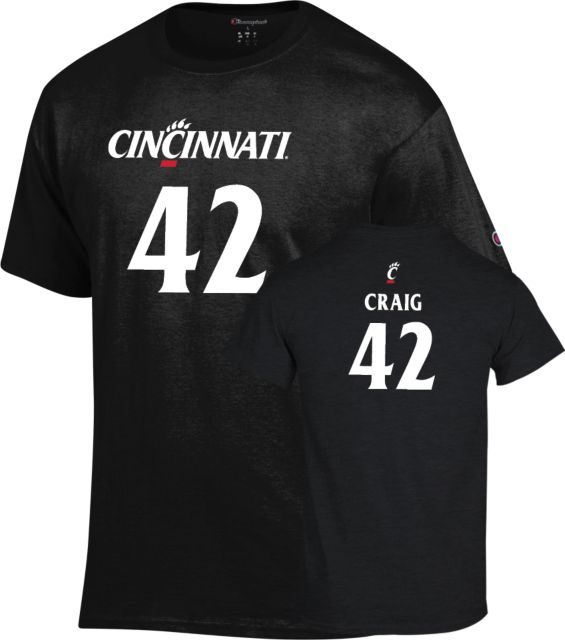 University of Cincinnati Women's Basketball T-Shirt Clarissa Craig - 42 - ONLINE ONLY