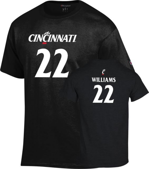 University of Cincinnati Women's Basketball T-Shirt Malea Williams - 22 - ONLINE ONLY