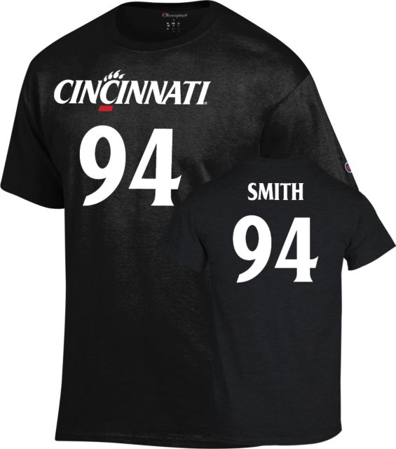 Cincinnati Football T-Shirt Keilan Smith - 94 - ONLINE ONLY