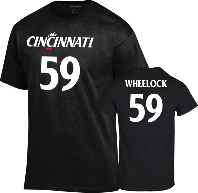 Cincinnati Football T-Shirt Jake Wheelock - 59 - ONLINE ONLY