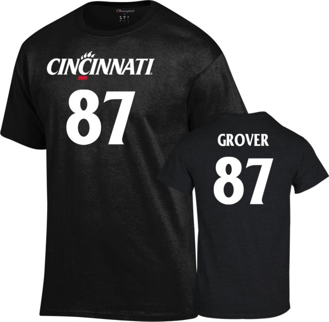Cincinnati Football T-Shirt Gavin Grover - 87 - ONLINE ONLY