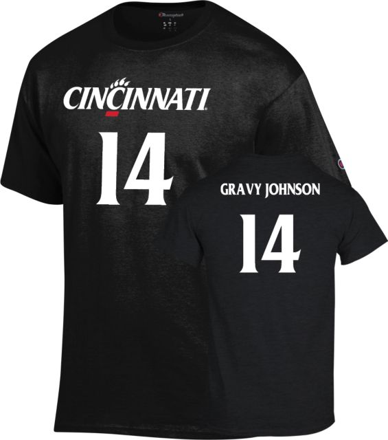 Cincinnati Football T-Shirt Zay Gravy Johnson - 14 - ONLINE ONLY