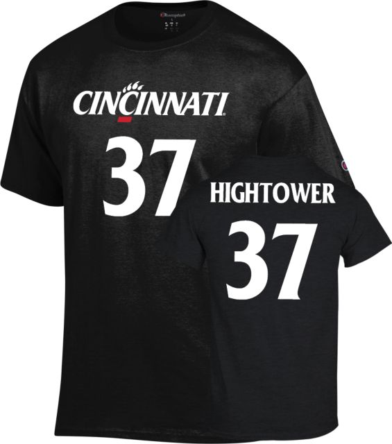 Cincinnati Football T Shirt Hightower - 37 - ONLINE ONLY