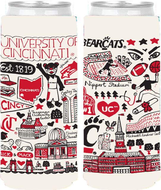 University of Cincinnati Slim Can Coozie