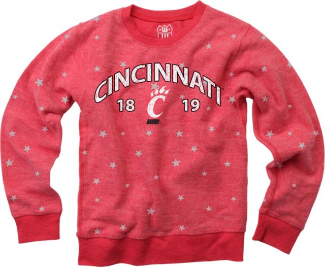 University of Cincinnati Youth Girl's Crewneck