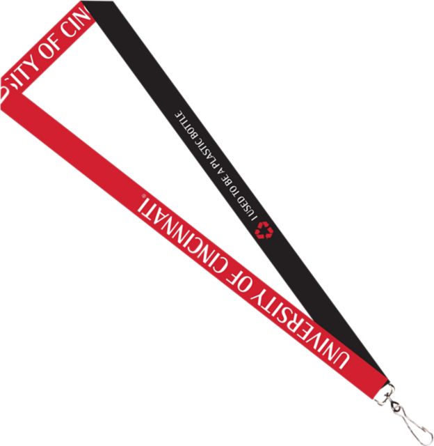 University of Cincinnati Recycled Lanyard