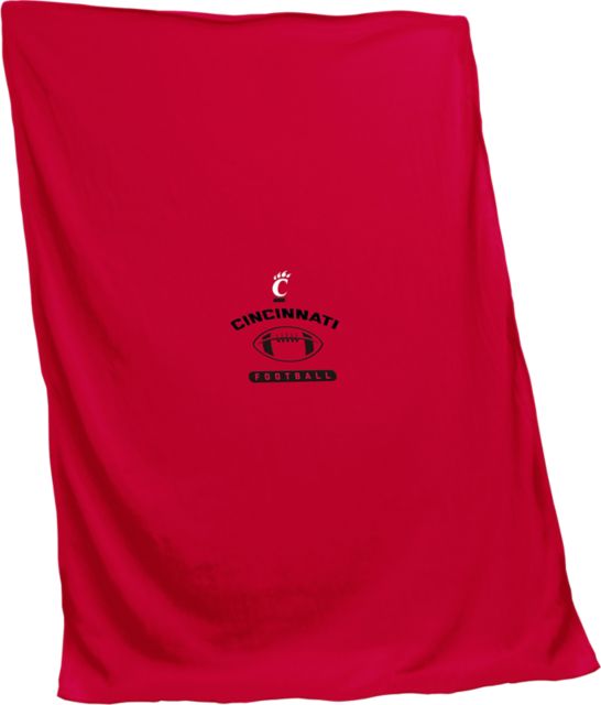 University of Cincinnati Football 84x54 Sweatshirt Blanket