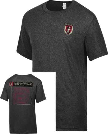 University of Cincinnati Nippert Stadium 100 Years Short Sleeve T-Shirt