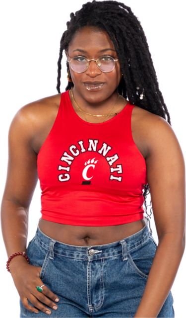 University of Cincinnati Women's Cropped Tank Top: University of