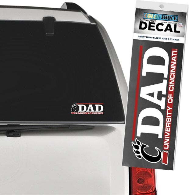 University of Cincinnati Dad Decal