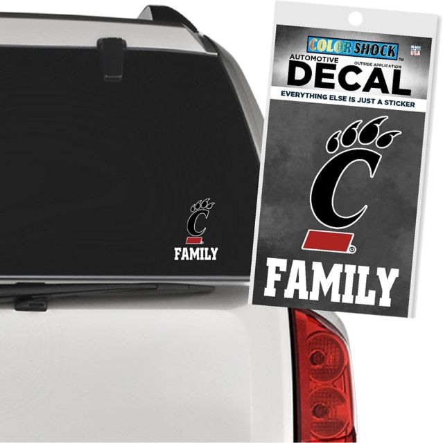 University of Cincinnati Family Decal