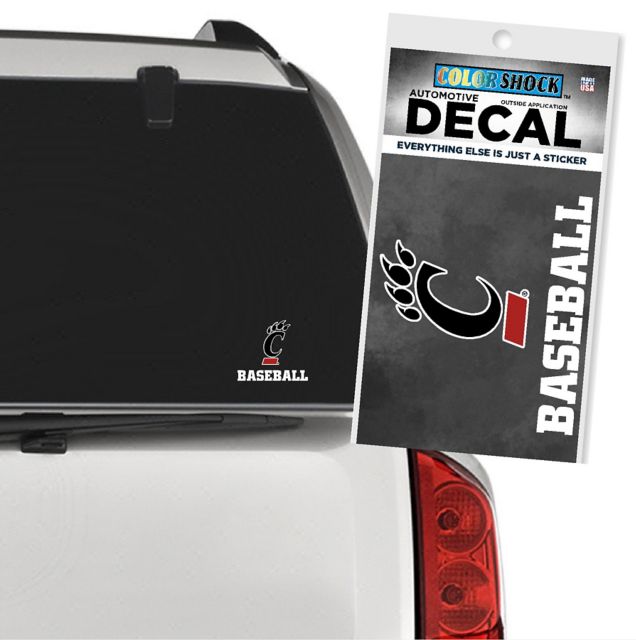 University of Cincinnati Baseball Decal