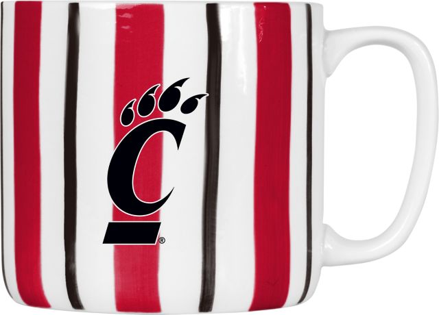 University of Cincinnati 16oz Brushstroke Stripe Mug