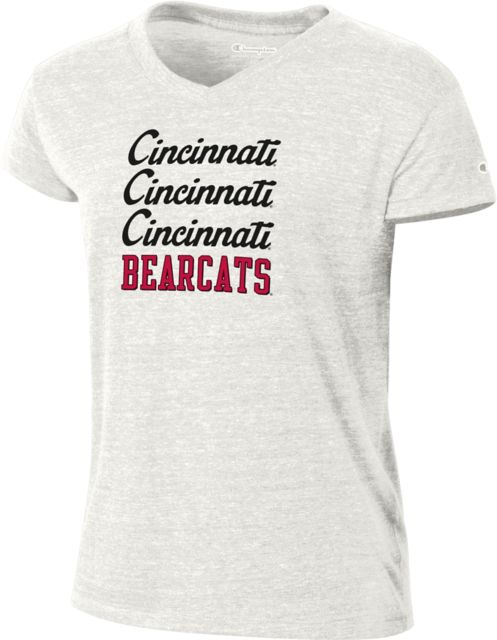 University of Cincinnati Women's V-Neck Short Sleeve T-Shirt