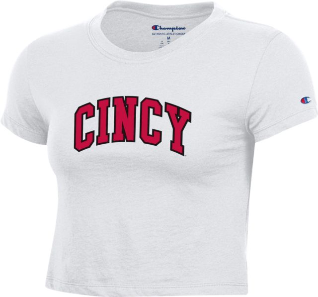 University of Cincinnati Women's Cropped Short Sleeve T-Shirt