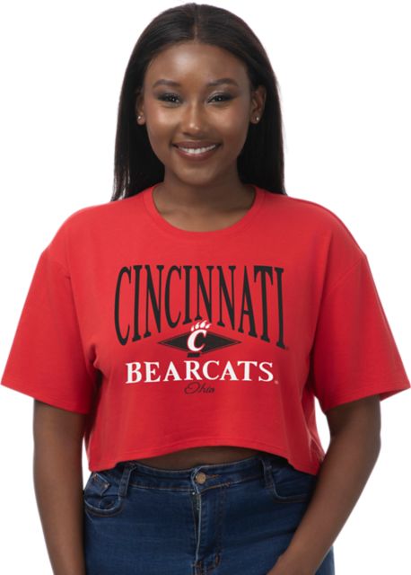 University of Cincinnati Women's Boxy Cropped Short Sleeve T-Shirt