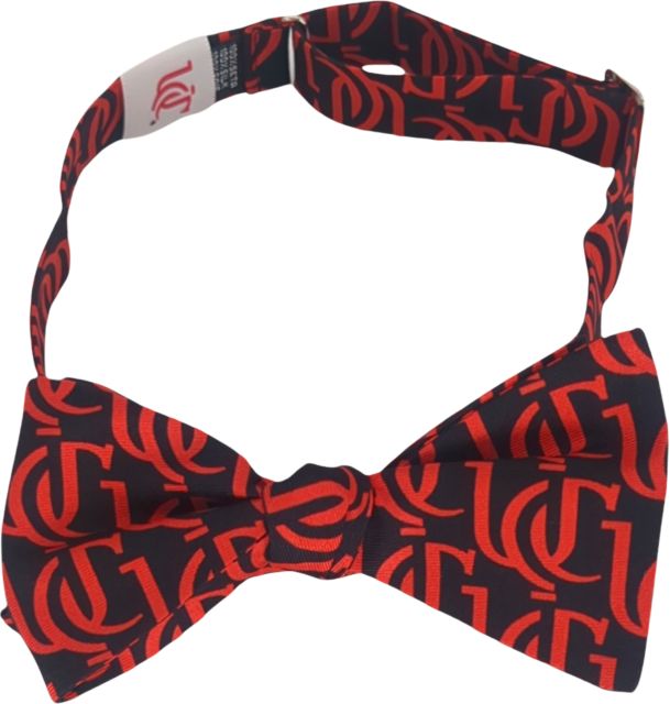 University of Cincinnati Illusion Pattern Bow Tie
